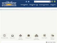 Tablet Screenshot of ci.sunnyside.wa.us